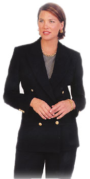 women's double breasted Park Avenue blazers and sportcoats